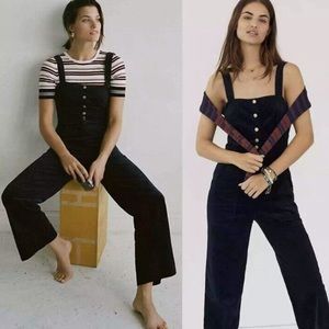 Anthropologie Navy blue Joanie Jumpsuit size 6